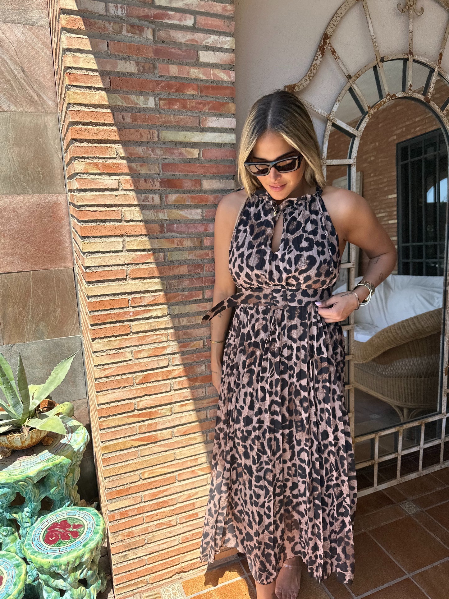 Vestido leopardo